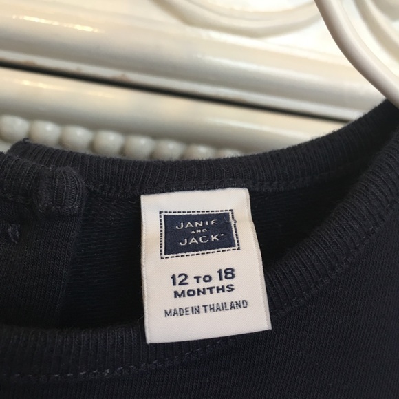 Janie And jack signature navy dress 12-18m - Picture 2 of 3
